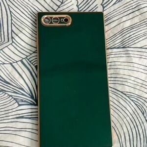 Elegant Green and Gold Phone Case